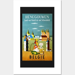 Belgium Travel Poster Posters and Art